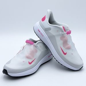 Nike React Ace Tour Flyease Womens Size 9 White Pink Golf Shoes CW3096-105